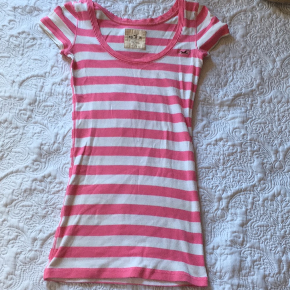 Striped fitted tee